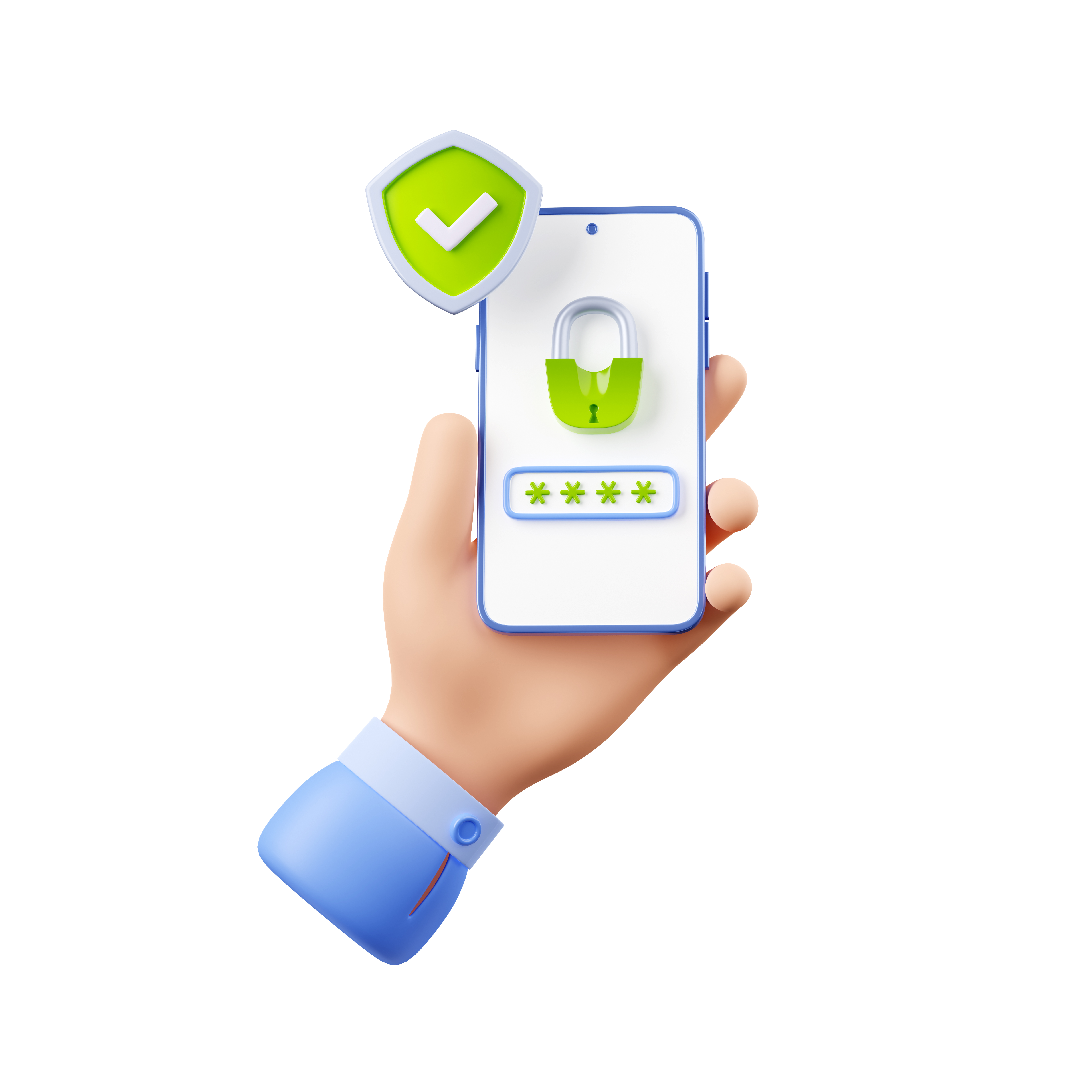 Ilustrasi login aman